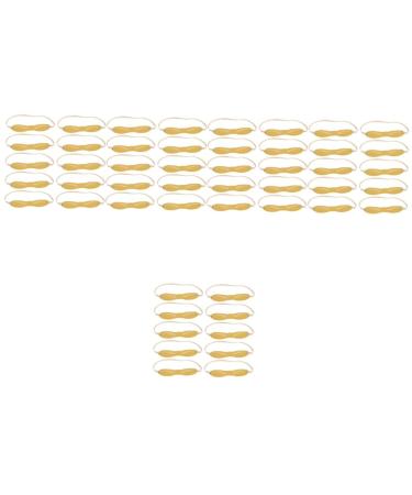 Balacoo 50 pcs Headband Skin Fake Supply Eyebrow Professional Practice for Silicone Beginner