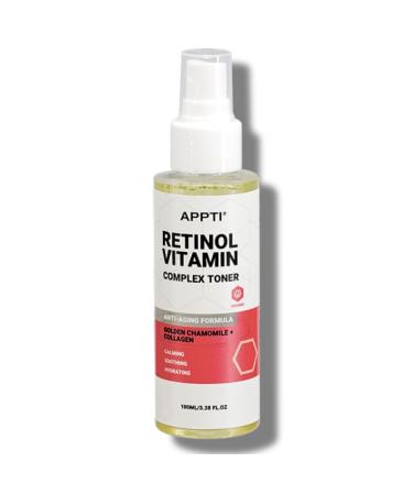 IZBEAUVO Retinol & Vitamin Complex Toner Pore Minimizer Facial Toner Hydrating Face Mist with Hyaluronic Acid Facial Mist for Women Anti-Aging & Calming Soothing & Brighting Skin Care