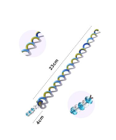 Shop Lattcure 18-Piece Colorful Hair Jewelry Set for Girls | Rhinestone Hair Accessories & DIY Styling for Parties - Buy Online on GoSupps.com