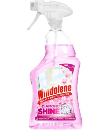 6 x Windolene Diamond Shine Window & Glass Spray Window Cleaner Pink 750ml Bulk Buy - Buy Online on GoSupps.com