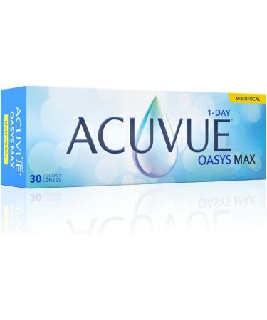 Acuvue Oasys Max 1-Day Multifocal Contact Lenses - -4.75 DPT BC 8.4 UV Protection | Comfortable Vision at All Distances - Buy Online on GoSupps.com