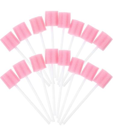 Supvox 100 Sterile Mouth Sponges - Pink Oral Hygiene Cotton Sticks for Optimal Care - Buy Online on GoSupps.com