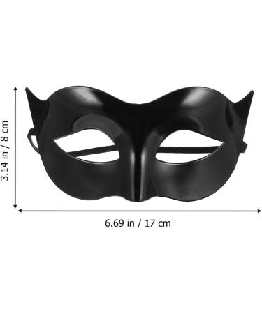 Buy Warmhm Black Masquerade Costume Mask - Stylish Venetian Eye Mask for Men & Women | Perfect for Parties & Events - Buy Online on GoSupps.com