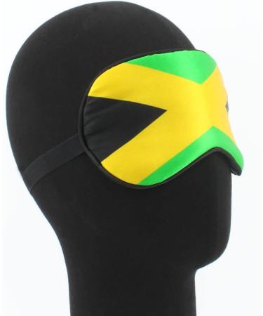 100% Silk Sleep Eye Mask Soft Eyeshade Jamaican Rasta Afro Caribbean Reggea Maya Strap for Sleeping Travel Work Naps Blocks Light(Jamaica) - Buy Online on GoSupps.com