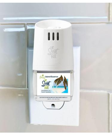 Scent Fill Island Essence Plug-in Air Freshener Starter Kit | 4 Refills + Diffuser | International Shipping Available - Buy Online on GoSupps.com