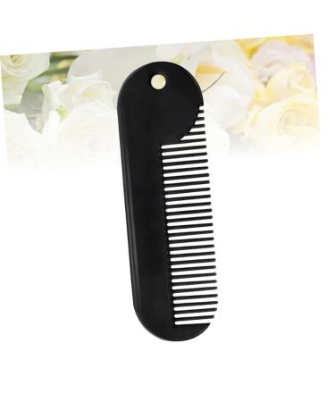 Doitool Black Pocket Comb for Men - Robust Hair Styling & Mustache Grooming | Mini Travel Comb for Hair & Beard - Buy Online on GoSupps.com