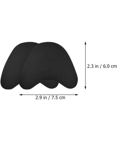 FOMIYES Women's Velvet Cloth Toe Caps - Comfortable Boot Heel Cushions & Forefoot Pads for High Heels - 4 Pairs of Sponge Insoles - Buy Online on GoSupps.com