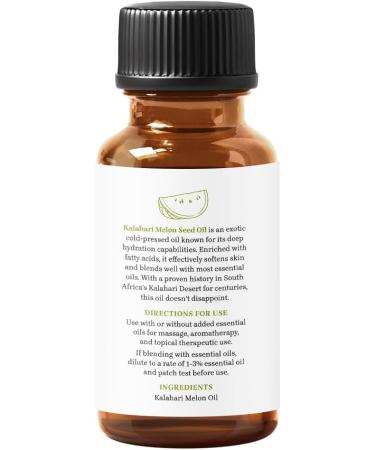 Kalahari Melon Oil | Premium Carrier Oil for Aromatherapy Soaps Lotions & Candles | Vegan & Cruelty Free | 1 Fl. Oz. - Essential Delights - Buy Online on GoSupps.com