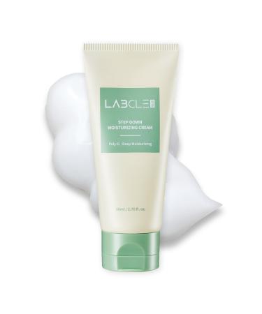 LABCLE Step Down Moisturizing Cream Vegan Hydrating Moisturizing Cream for Face Daily Face Moisturizer for All Skin Types Quick Hydrating Relief Face Cream 2.70Fl. Oz