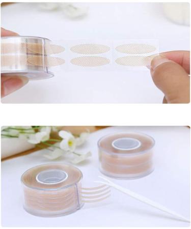 KALLORY Eyelid Sticker Tape Double Eyelid Stickers Double Sided Eyelid Tape Eyelid Lifter Strips Eyelid Stickers Hooded Droopy Uneven Mono- eyelid (600 Pieces S) Double Eyelid Tape Eyelid Strips 25x2.5mm - Buy Online on GoSupps.com