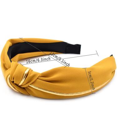 Women's Headbands Vintage Printed Hair Band for Women Elastic hair scarf Head Wrap Stretchy Moisture Hairband Twisted Cute Hair Accessories (archGoldSide)  - Buy Online on GoSupps.com