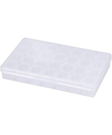 28 Slots Clear Nail Art Rhinestone Gem Bead Storage Box for Manicure Design - Buy Online on GoSupps.com