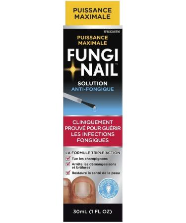 Fungi-Nail Anti-Fungal Solution 30mL- Kills Fungus That Can Lead To Nail Fungus & Athlete s Foot Undecylenic Acid 25% & Clinically Proven to Cure Fungal Infections - Buy Online on GoSupps.com