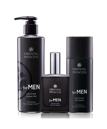 OrientalPrincess for MEN Shower Gel 250ml.+ Eau de Toilette 50ml. + Deo Spray 100ml.