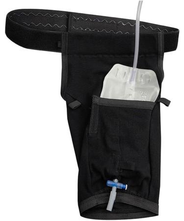 Cotton Fabric Catheter Leg Bag Holder - X-Large Stabilization Sleeve for Incontinence Urine Bags | Durable Mesh with Pocket - Buy Online on GoSupps.com