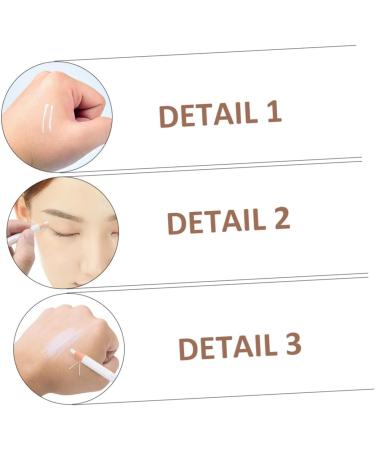 FRCOLOR Eyeliner Women Women Pens Multifunctional Eyebrows Liner Highlighter and Make Wild Gliding Tool Lips Microblading Peel Clear Supplies White - Buy Online on GoSupps.com