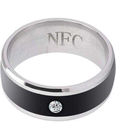 NFC Smart Ring - Metal Ring for Easy Mobile Phone Use (Size 13) - Buy Online on GoSupps.com