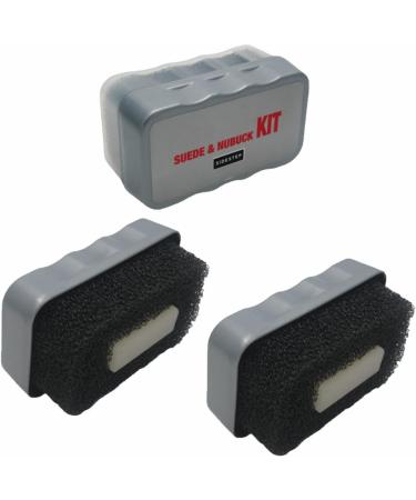 3 x Sidestep Suede & Nubuck Cleaning Kit with Eraser | Instant Clean Shine Polish & Protect | For Leather Fabric Lint Shoes Boots Bags Furniture Sofas Upholstery and More - Buy Online on GoSupps.com