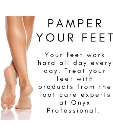 Onyx Professional Sugar Exfoliating Foot File - Callus Remover for Dry Cracked Heels, Corns, and Dead Skin - Foot Exfoliator for Hard, Rough Skin - Buy Online on GoSupps.com