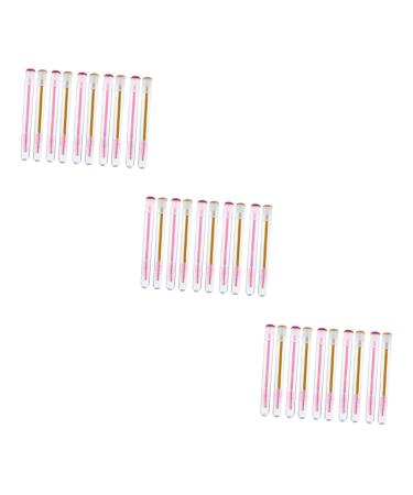 FOMIYES 30 Pcs Transparent Tube Mascara Brush False Lash Mascara Diamond Eyelash Tube Small Eyelash Brush