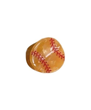 AJOIDR Football Shape Hair Claw Clip Funny Claw Clip Hair Banana Barrettes Nonslip Girl Hair Clip PonytailClamp for Women Kids 10#