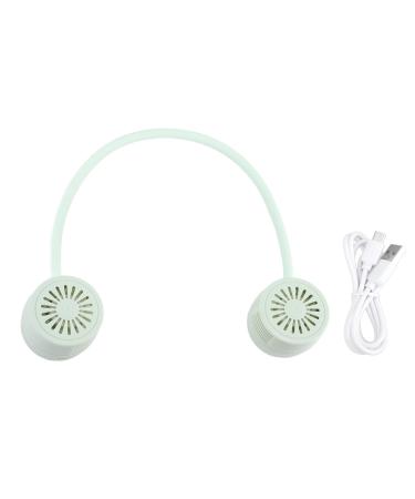 Miskall fan for hanging on the neck rechargeable USB fan turbine engine leafless personal portable portable hands-free cooling fan for outdoor sports travel office