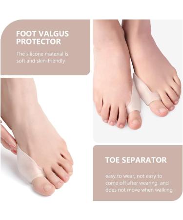 Mobestech 6 Pairs Silicone Toe Separator & Bunion Protector - Hallux Straighteners & Big Toe Spacers for Foot Comfort - Buy Online on GoSupps.com