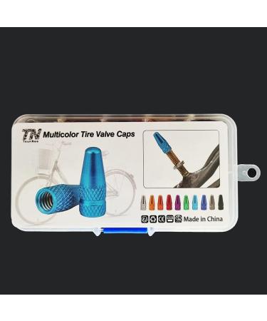 TsunNee 40pcs French Bicycle Valve Caps Colorful Tire Valve Caps in 10 Colors for Durable Protection - Buy Online on GoSupps.com