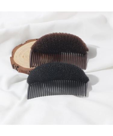 2-Piece Foam Insert Comb - Hair Base Styling Tool for Volume & Extensions | Black Hair Accessories - Buy Online on GoSupps.com