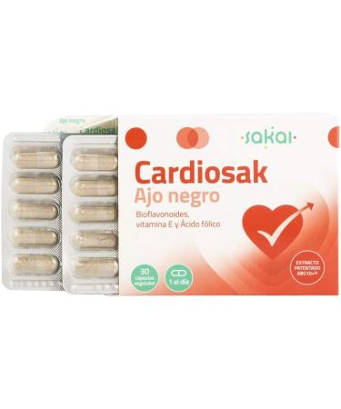 Cardiosak Black garlic 30 capsules - Buy Online on GoSupps.com