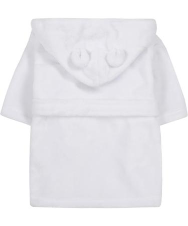 Personalized Kids Matching Dressing Gown Set | Plush Fleece Robe | Soft Velvet | Embroidered | Gift | White | 5-6 Years - Buy Online on GoSupps.com