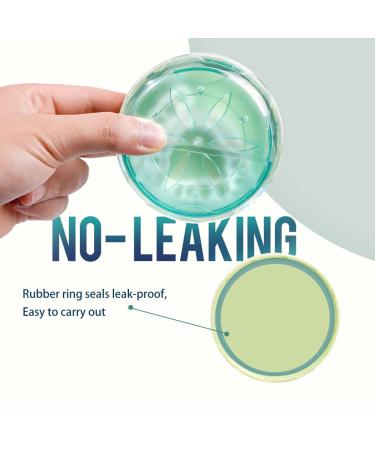 Leak Proof Dental Retainer Case - Denture Cleaning Bath - Travel Friendly - Blue - Buy Online on GoSupps.com