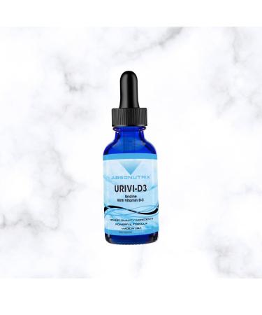 Absonutrix UriVi - D3 343 mg 4 FL OZ Liquid 302 Servings Made in USA Plant-Based Ingredients Echinacea Extract Vitamin D3 Gluten-Free
