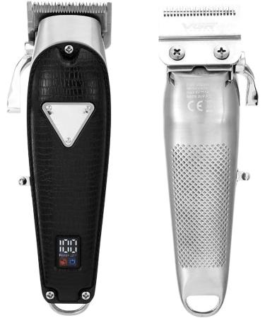 High Power Hair Clippers - Vintage Metal Barber Clippers with LCD Display | Oil Head Hair Salon Scissors - Buy Online on GoSupps.com