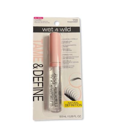 (1) .28 oz Tube Wet n Wild Tame & Define Mega Clear Lash and Brow Mascara ( Clear) Natural Definition