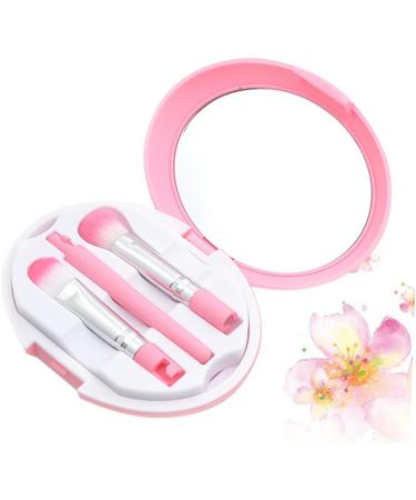 BIUDECO 1 Set 5 Pcs Eye Brush Cosmetic Essential Kit for Daily Eye Makeup Beauty Kit Makeup Eyeshadow Pink - Buy Online on GoSupps.com