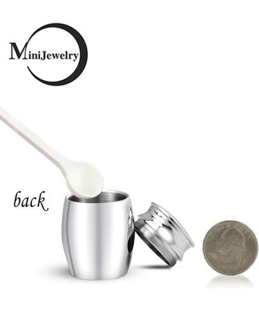 MiniJewelry No Longer by My Side Mini Funeral Sepulchral Cinerary Urn for Ashes Funeral Sepulchral Cinerary Funeral Keepsake Dog Cat Mum Dad Family Grandma Memorial Holder - Buy Online on GoSupps.com