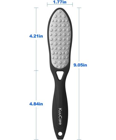 Pedicure Foot File Callus Remover - Double-Sided Stainless Steel Scrubber for Dead Skin Exfoliation - Buy Online on GoSupps.com