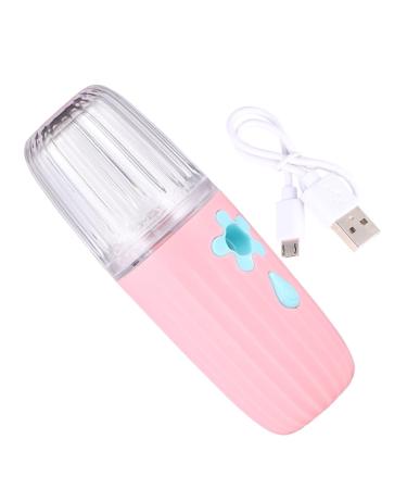 FRCOLOR De Brume Faciale Pour Soins De La Peau Mat riau Abs Pc Nano Face Appareil Portable Vapeur Pour Le Visage 11X3.6X3.6cm Rose
