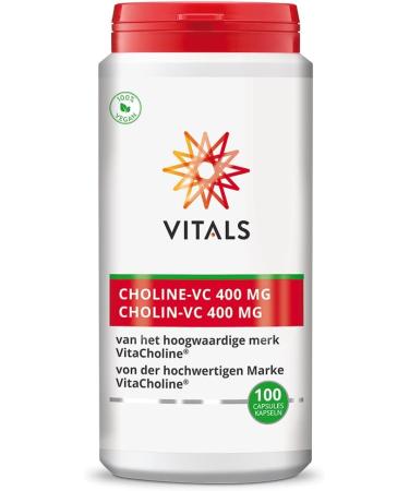 Buy Vitals Cholin-VC 100 Capsules - 400mg Choline Litartrate | Vitacholine - Research-Backed Supplement for Optimal Health - Buy Online on GoSupps.com
