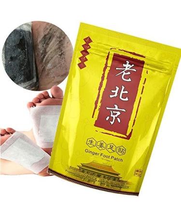10PCS Ginger Detox Foot Patches Anti-Inflammation Swelling Ginger Foot Patch or Organic Herbal Detox Pads for Foot Health - Buy Online on GoSupps.com