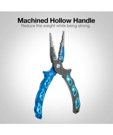 Piscifun Ultralight Aluminum Fishing Pliers with Tungsten Steel Cutters - Fish Hook Remover for Saltwater & Freshwater Fishing - Buy Online on GoSupps.com
