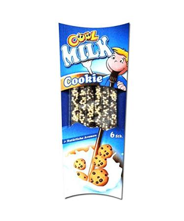Cool Milk ECO Drinking Straws Cookie pack of 5 compostable drinking straws 30 g