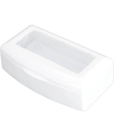 Nail Tool Cleaning Tray Multifunctional Long Life Easy Clean Makeup Tool Needle Cleaning Box for Travel (White) - Buy Online on GoSupps.com