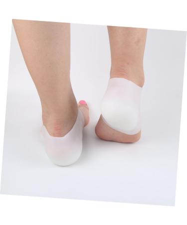 FRCOLOR Silicone Heel Guards - Height Increase Inserts & Cushions - Medium White Shoe Lifts - Buy Online on GoSupps.com