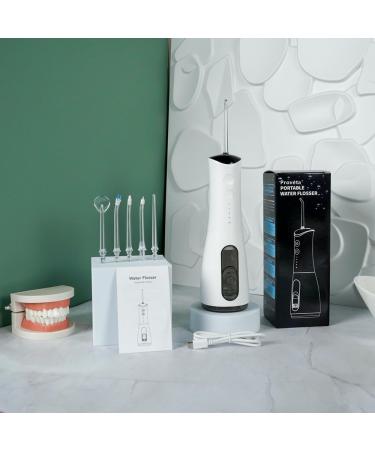 300ml IPX7 Portable Power Flosser - USB Cordless Teeth Cleaner | Travel-Friendly Electric Oral Irrigator - Buy Online on GoSupps.com