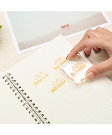 Suwimut 12-Piece Acrylic Stamp Blocks Set for Scrapbooking & Card Making | Clear Stamping Tools with Grid Lines - Assorted Sizes - Buy Online on GoSupps.com