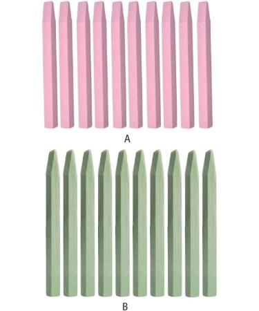 Dajidafu 10pieces Safe and Hygienic Durable Nail File Cuticle for Precise Clipping Stone Quartz Scrub Nail Scrub Nail File - Buy Online on GoSupps.com