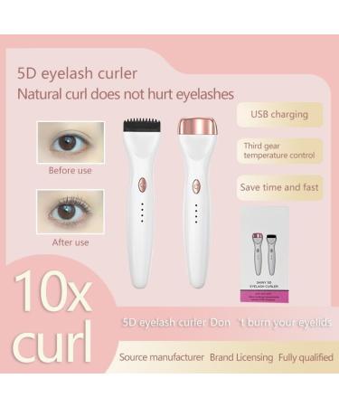 HEPYLAIFU eyelash curler Mini eyelash curlers with comb 3 Temp for Makeup Tools Fast Heat Up Long Lasting Women Gifts (Color : W Size : M) M W - Buy Online on GoSupps.com