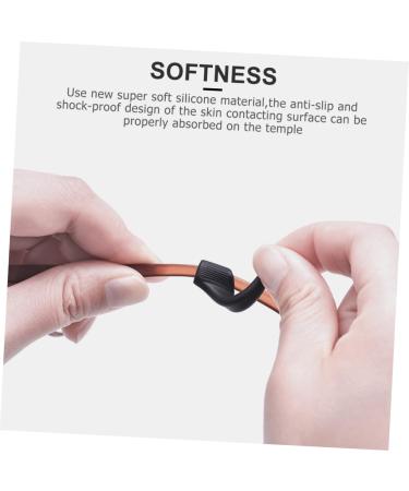 Buy Housoutil 10-Pair Silicone Sunglasses Holders & Glasses Protection Kit | Anti-Glare Ear Hooks for Optimal Eye Wear Support - Buy Online on GoSupps.com